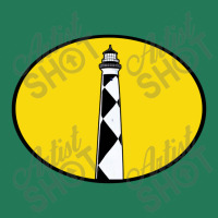 Cape Lookout Lighthouse Oval, Cape Lookout Ladies Fitted T-shirt | Artistshot