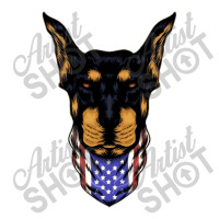 Doberman Bandana Crop Top | Artistshot