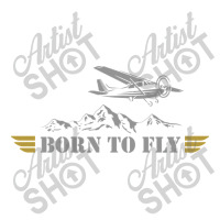 Born To Fly  Pilot Plane - Single Airplane Sticker | Artistshot