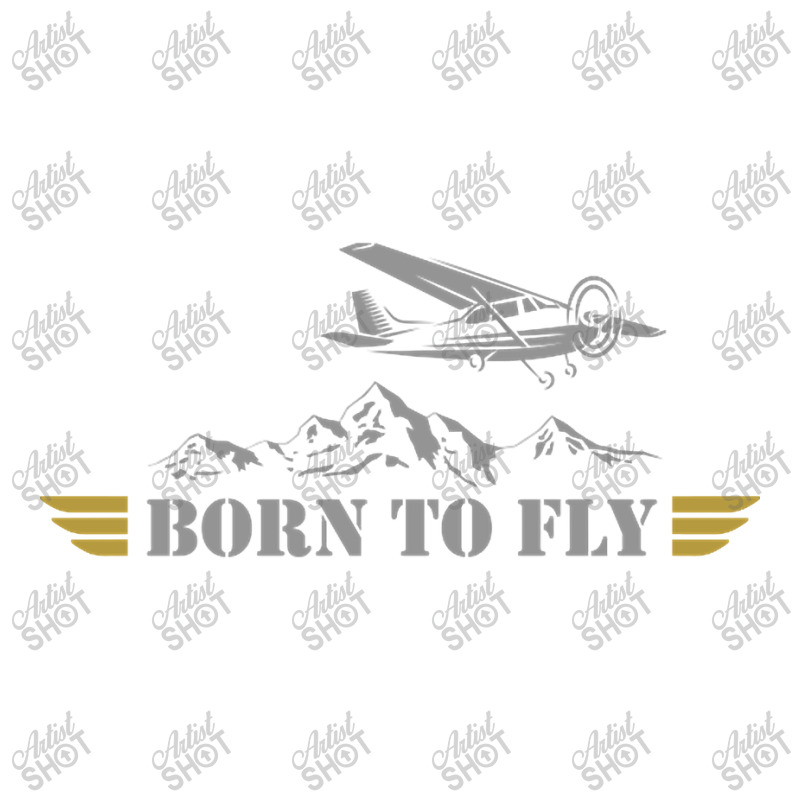 Born To Fly  Pilot Plane - Single Airplane Sticker | Artistshot