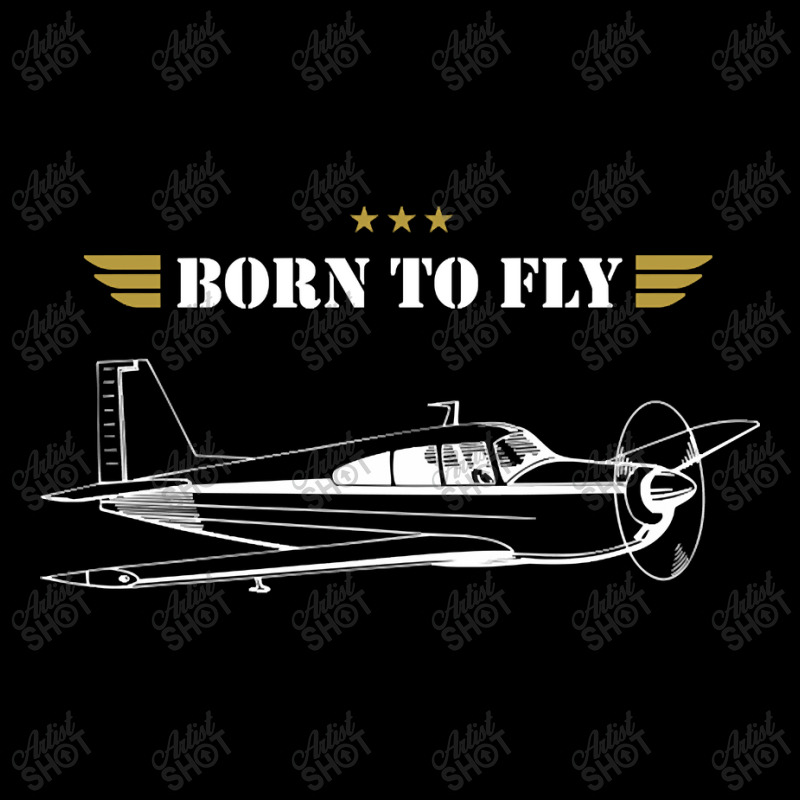 Born To Fly Plane Pilot - Single Airplane Adjustable Cap | Artistshot