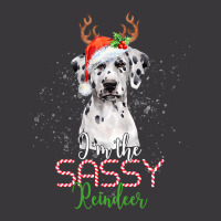 Dalmatian Dog Christmas Dalmatian Im The Sassy Reindeer Santa Dog 494  Ladies Curvy T-shirt | Artistshot