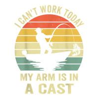 Men Can't Work Today My Arm Is In A Cast Shirt Funny Fishing T Shirt Women's Pajamas Set | Artistshot