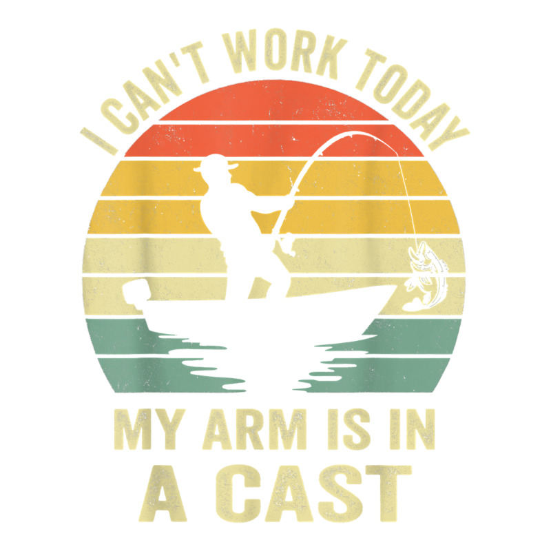 Men Can't Work Today My Arm Is In A Cast Shirt Funny Fishing T Shirt Women's Pajamas Set by kubleryeonkenx | Artistshot