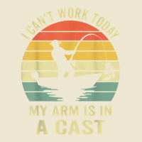 Men Can't Work Today My Arm Is In A Cast Shirt Funny Fishing T Shirt Cropped Hoodie | Artistshot