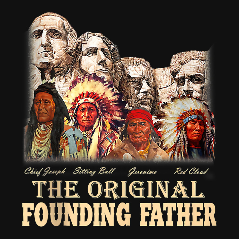 The-original,founding,fathers,natives,american,t-shirt Portrait Canvas Print | Artistshot