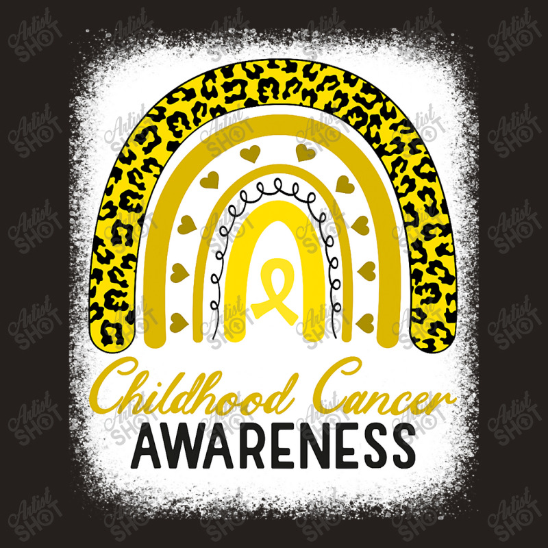 Childhood Cancer Awareness Hope Support Strong Warrior Tank Top | Artistshot