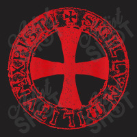 Mens Crusader Knight  Knights Templar Cross T  Badge T-shirt | Artistshot