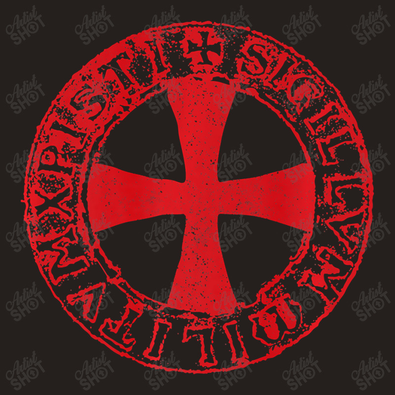 Mens Crusader Knight  Knights Templar Cross T  Badge Tank Top | Artistshot