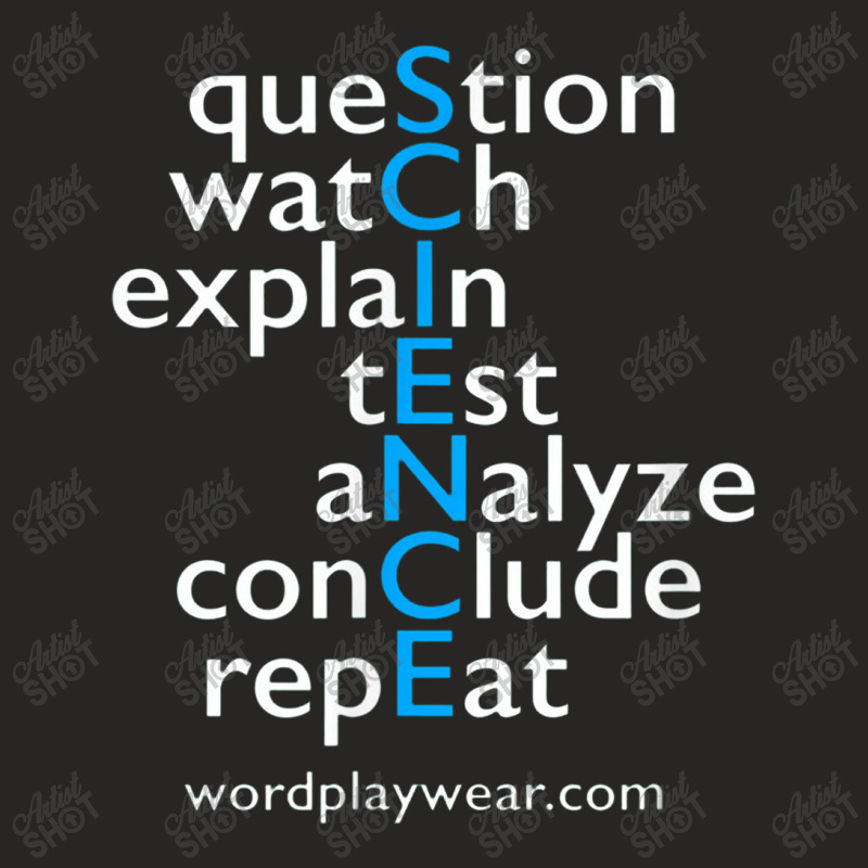 Science Word Play Educational Novelty Gift Ladies Fitted T-Shirt by mizgosha | Artistshot