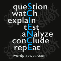 Science Word Play Educational Novelty Gift Scorecard Crop Tee | Artistshot