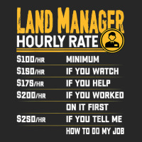 Land Manager Hourly Rate   Funny Property Manager T Shirt Men's T-shirt Pajama Set | Artistshot