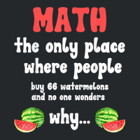 Math And Watermelons Mathematics Calculation Number T Shirt Crewneck Sweatshirt | Artistshot