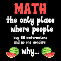 Math And Watermelons Mathematics Calculation Number T Shirt Fleece Short | Artistshot