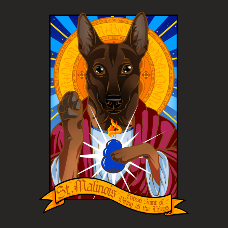 St Malinois Ladies Fitted T-Shirt by PamelaAnnHarris | Artistshot