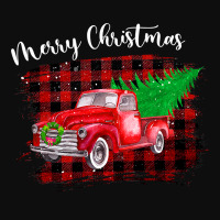 Vintage Wagon Christmas Tree On Car Xmas Truck Vacation T-shirt Crop Top | Artistshot