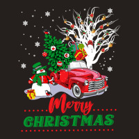 Vintage Wagon Christmas T-shirt - Tree On Car Xmas Vacation T-shirt Tank Top | Artistshot