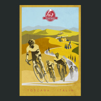 Strade Bianche Retro Cycling Art Women's Triblend Scoop T-shirt | Artistshot