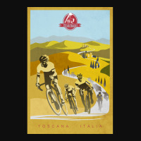 Strade Bianche Retro Cycling Art Crop Top | Artistshot