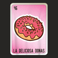 La Deliciosa Donas Mexican Slang Lottery Bingo Cards T Shirt Ladies Fitted T-shirt | Artistshot