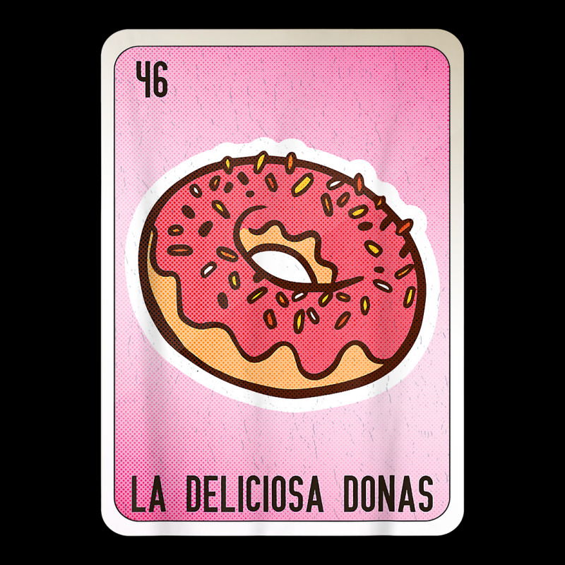 La Deliciosa Donas Mexican Slang Lottery Bingo Cards T Shirt Cropped Hoodie by cm-arts | Artistshot