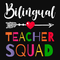 Awesome Bilingual Teacher Squad Funny Colleague T Shirt Crop Top | Artistshot