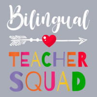 Awesome Bilingual Teacher Squad Funny Colleague T Shirt Tank Dress | Artistshot