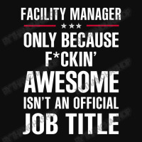 Gift For F Ckin' Awesome Facility Manager Crop Top | Artistshot