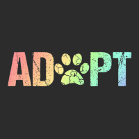 Vintage Rainbow Adopt A Dog Rescue Foster Adoption Month Exclusive T-shirt | Artistshot