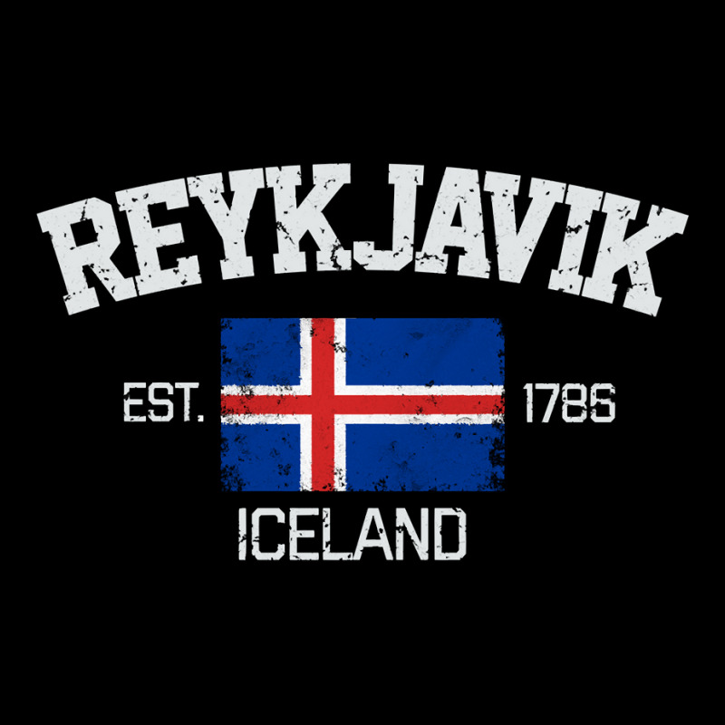 Vintage Reykjavik Iceland Souvenir Gift Long Sleeve T Shirt Women's V-Neck T-Shirt by romeroafhoweth1 | Artistshot