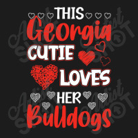 This Georgia Cutie Loves Her Bulldogs! Fun Football Hoodie & Jogger Set | Artistshot