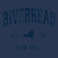 Riverhead New York Ny Vintage Athletic Navy Sports Design T Shirt Men Denim Jacket | Artistshot