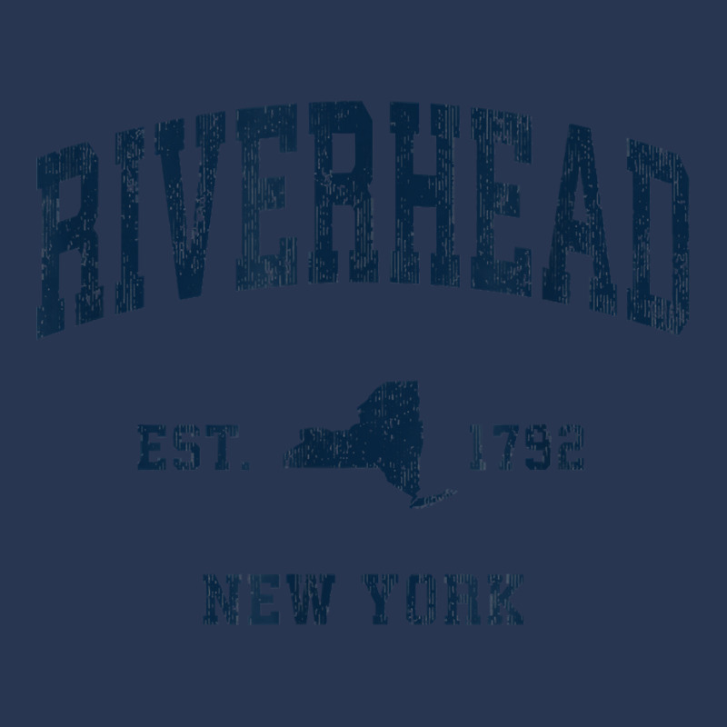 Riverhead New York Ny Vintage Athletic Navy Sports Design T Shirt Men Denim Jacket | Artistshot