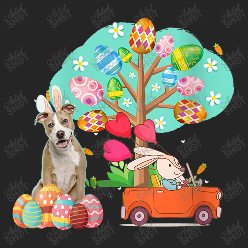 Pitbull And Bunny Hunting Egg Tree Unisex Hoodie | Artistshot