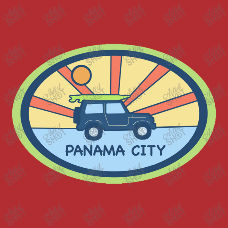 Panama City Beach Day    Panama City Ladies Fitted T-Shirt by therollingpinn | Artistshot