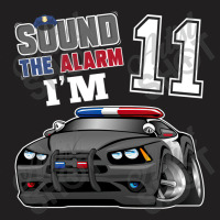 Police Car 11th Birthday T-shirt | Artistshot