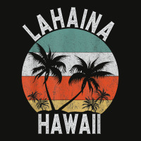 Lahaina Shirt Hawaii Retro Maui Palm Trees Hawaiian Island T Shirt Scorecard Crop Tee | Artistshot