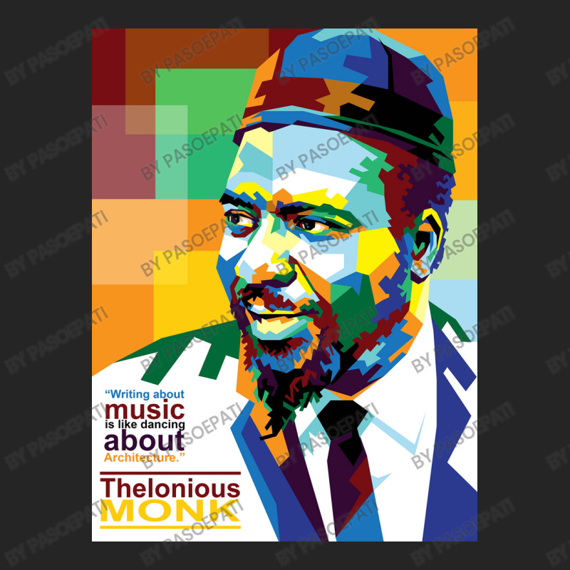 Thelonious Monk In Wpap Pop Art Style Unisex Hoodie | Artistshot