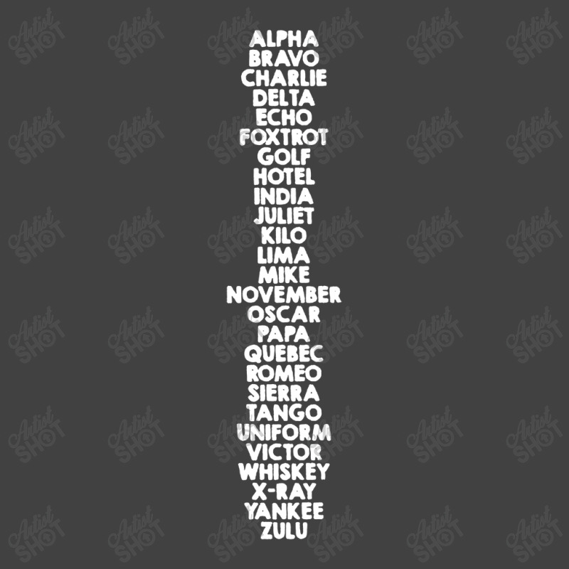 Phonetic Alphabet Vintage T-shirt | Artistshot