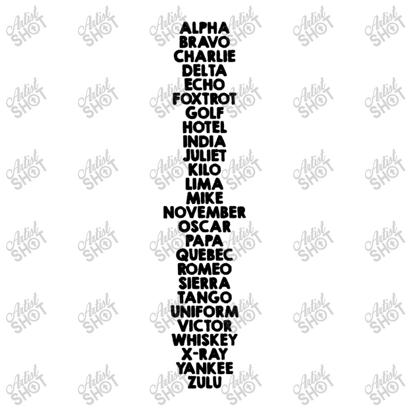 Phonetic Alphabet Men's Long Sleeve Pajama Set | Artistshot