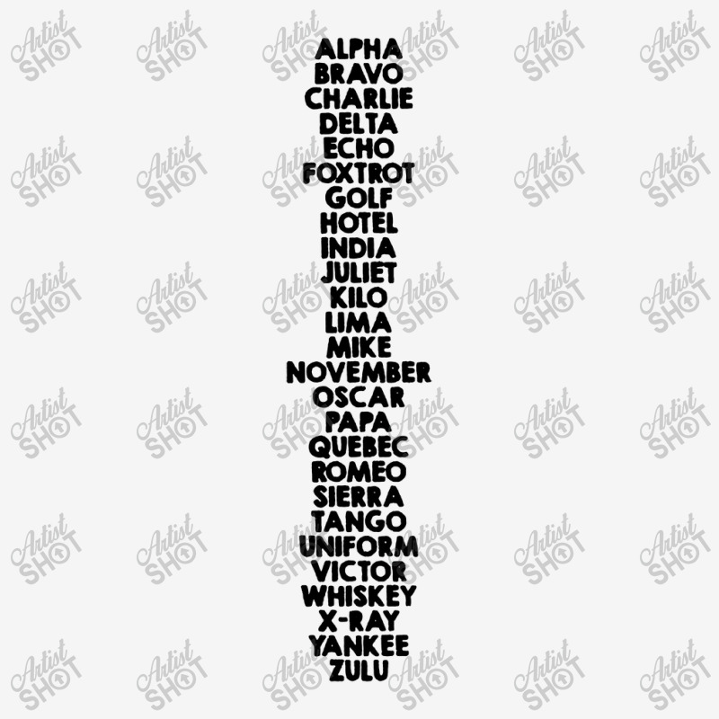 Phonetic Alphabet License Plate Frame | Artistshot