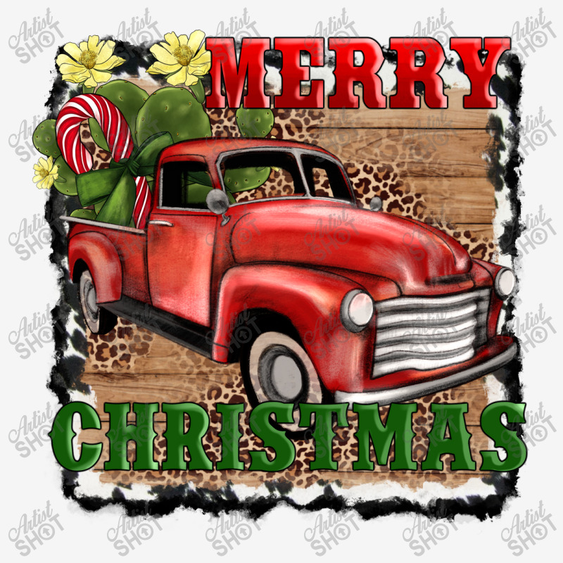 Merry Christmas With Truck Baby Bibs by AdoDesignShop | Artistshot