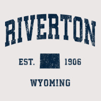 Riverton Wyoming Wy Vintage Athletic Navy Sports Design T Shirt Pocket T-shirt | Artistshot