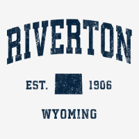 Riverton Wyoming Wy Vintage Athletic Navy Sports Design T Shirt Classic T-shirt | Artistshot