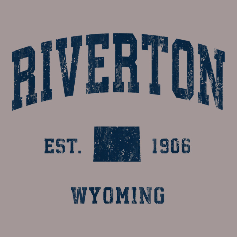 Riverton Wyoming Wy Vintage Athletic Navy Sports Design T Shirt Vintage Short | Artistshot