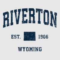 Riverton Wyoming Wy Vintage Athletic Navy Sports Design T Shirt Hoodie & Jogger Set | Artistshot