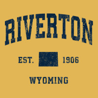 Riverton Wyoming Wy Vintage Athletic Navy Sports Design T Shirt Vintage Hoodie And Short Set | Artistshot