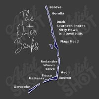 The Outer Banks Map In Blue  Outer Banks Map Men's Polo Shirt | Artistshot