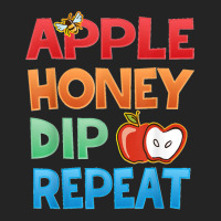 Rosh Hashanah Apple Honey Dip Repeat Jewish New Year 3/4 Sleeve Shirt | Artistshot