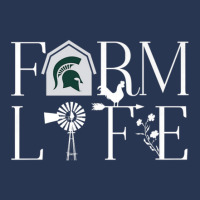 Michigan State Spartans Farmer - Farm Life Ladies Denim Jacket | Artistshot